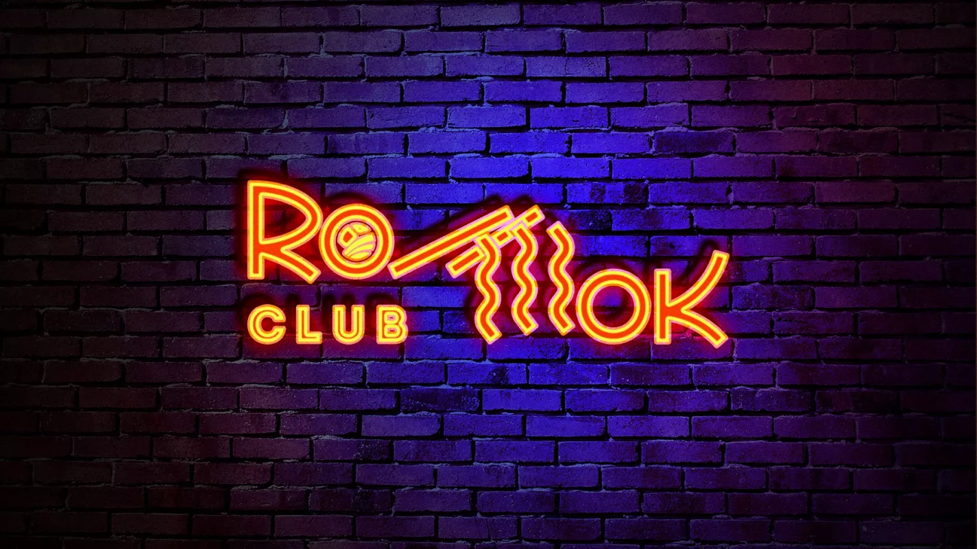 Разработка интерьерной вывески суши-бара «Roll Wok Club» в Жиздре