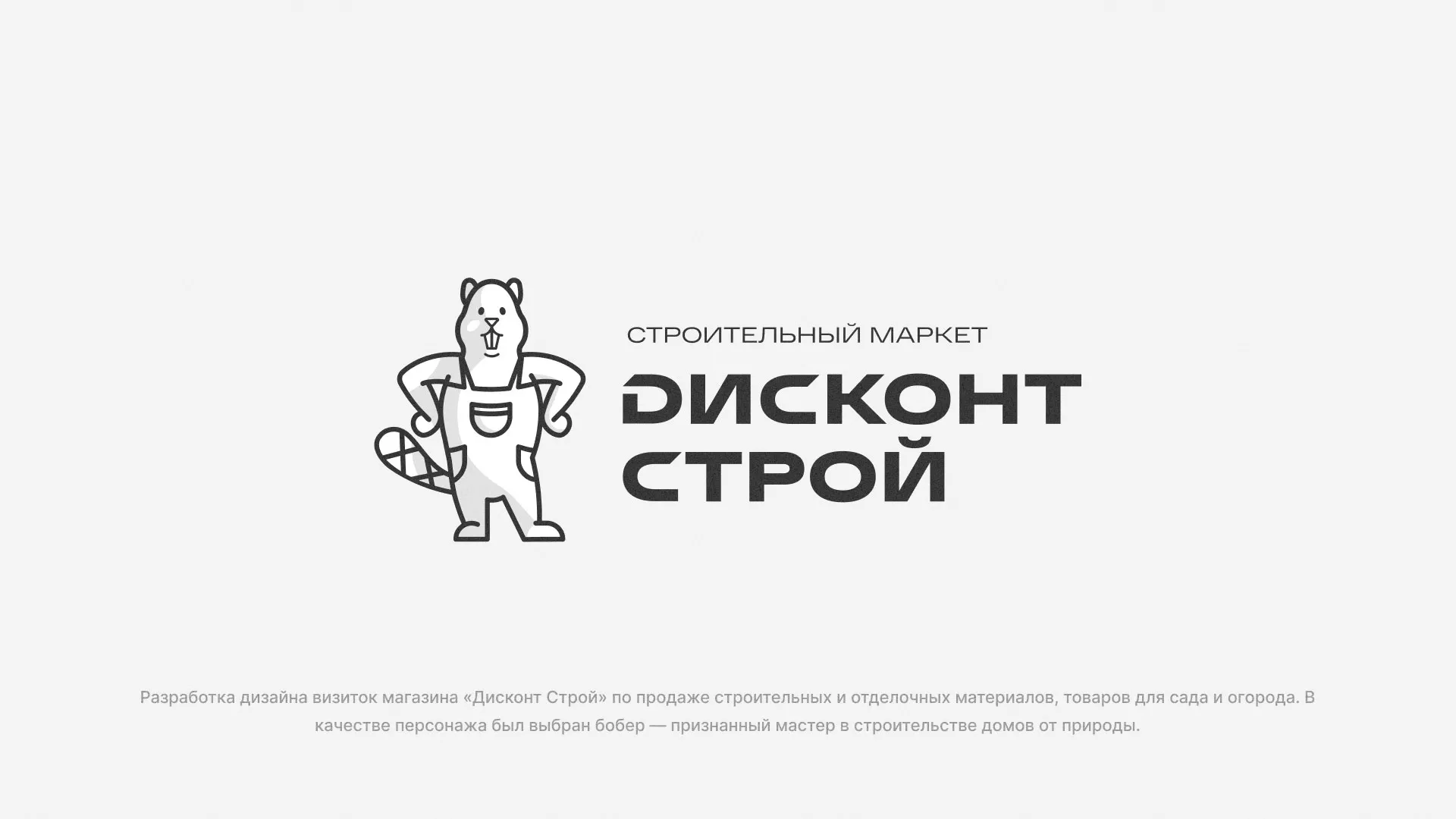 Разработка дизайна визиток магазина «Дисконт Строй» в Жиздре